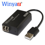 Winyao USB100FX USB2.0 LC百兆光纤网卡 AX88772B 收发器