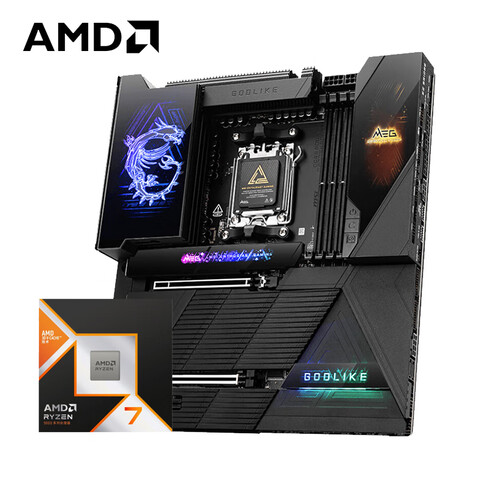 AMD ���� R7 9800X3D ��΢�� MEG X870E GODLIKE ���� CPU ��װ 10699Ԫ