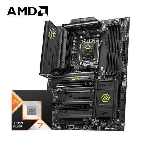 AMD ���� R7 9800X3D ��΢�� MAG X870 TOMAHAWK WIFI ���� CPU ��װ 5049Ԫ
