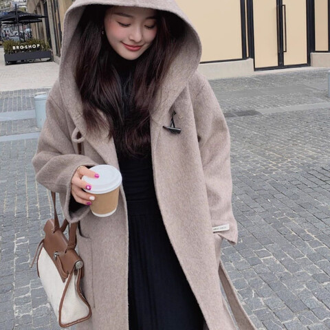 FOURDATRY�����ﶬ�¿�˫�����޴���Ů������ñţ�ǿ۶�����ë��������Ů�̿�ɫS 218.83Ԫ