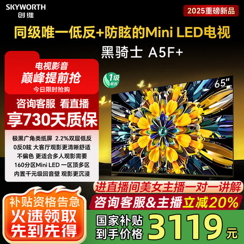 ά65A5F+65ӢͬΨһͷѣMiniLEDӺʿA5F4KҺƽӻҵҲ65ӢԾɻ65A5Fѯͷ20%3026.72Ԫ