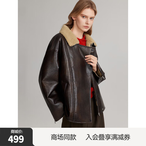 ELLE���̳�ͬ�����ɫ����Ƥ������Ů2024�����¿��������������S 419Ԫ