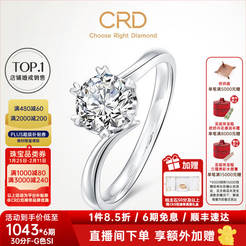 CRD����ۡ��ֻ����������Ů������ʯ��ָ�������ָŤ����צ�Ļ�ŭ�š�G0792E��23��