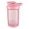 贝瑟斯塑料水杯女摇摇杯蛋白粉杯搅拌奶昔杯家居馆瑶瑶杯500ml粉色