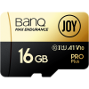 banq&JOY金卡 16GB TF（MicroSD）存储卡 U1 V10 C10 A1 手机平板游戏机行车记录仪&监控摄像头高速内存卡
