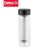 德铂（Debo） 洛佩斯玻璃杯双层便携高硼硅玻璃果汁杯DEP-787