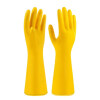 美丽雅 牛筋胶手套 胶皮手套清洁打扫黄色加厚耐磨男女通用 橡胶手套