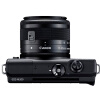 佳能（Canon）微单相机 M100升级款高清美颜自拍单电vlog相机 照相机 M200 15-45mm 黑色套机 官方标配