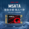 GeIL金邦 128GB SSD固态硬盘 mSATA 台式机笔记本 高速500MB/S M3P系列