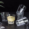 YiLiWu一次性杯子航空杯加厚硬质塑料杯商用家用透明硬水杯200ml