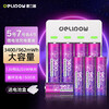 德力普（Delipow）电电池 5号7号锂电池1.5V恒压大容量电池8节配智能充电器套装 适用游戏手柄/遥控器/血压仪等