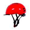 骑记电动车头盔夏季安全帽防晒骑行头盔户外运动装备自行车头盔男亮红