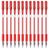 得力(deli)办公子弹头中性笔 水笔签字笔 6600es/0.5mm红色 中性笔 单支装