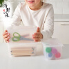 清野の木 桌面收纳盒 手机桌面杂物装饰盒儿童玩具整理盒饰品盒 透明单只