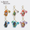 大英博物馆官方埃及萌神刺绣索贝克钥匙扣送女友生日礼物