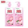 立白 洗洁精 APg薄荷精1.45kg*2瓶 白桃香除菌去油餐具果蔬食品可用