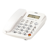 得力（deli）电话机座机 固定电话 办公家用 大容量存储 防雷、抗电磁干扰 787白