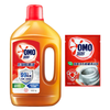 奥妙（OMO） 花香除菌液1KG杀菌除螨洗衣专用+洗衣机清洁剂125G*3 深层清洁