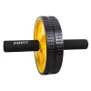 普为特POVIT 多功能健腹轮健身滚轮腹肌轮双轮运动健身训练器材 黄色P-9238