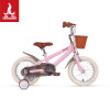 凤凰（Phoenix）自行车男女孩儿童破风轮单车宝宝幼儿园童车 英伦  14寸 粉色