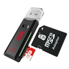 川宇USB3.0高速读卡器多功能二合一tf内存卡sd单反相机读卡器 C396