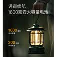 原始人 户外灯照明马灯超长续航野营灯露营灯露营氛围灯户外帐篷灯 太阳能款星烛【濡雨黑】无极调光