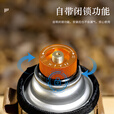 曦途（XITU）户外气罐转接头燃气炉液化扁转换头卡式炉头配件对充连接软管阀门 气罐转换接头橙色/带支架