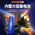 【夜钓神器】新款塑料头灯USB充电头戴钓鱼户外聚光强光巡逻 升级头灯200毫安【快充推荐】