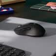 罗技（Logitech）优选系列M650无线蓝牙鼠标 办公蓝牙静音鼠标Mac苹果ipad鼠标人体工学双模鼠标大小手可选男女通用 M650中小手 黑M（M750入门款）