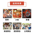 XMSJ贵州青岗炭去皮无烟青岗菊花木炭户外烧烤碳高温耐烧家商两用 5斤