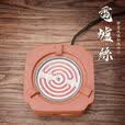 棉小城静音电炉丝煮茶炉手工红泥砂铫壶烧水煮茶老式功夫茶炉小型可调温 单炉【祥云葫芦四方电炉】600W