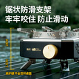 拓村户外炉具红外猛火炉分体式卡式炉燃气灶露营装备全套煮茶烧水一体 金色红外猛火炉+卡式气罐转接头+收纳箱