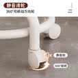耐丰家用靠背小椅子滑轮矮凳万向轮小凳子儿童带轮子塑料靠背椅静音