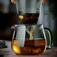 全度（Quandu）  茶壶玻璃泡茶壶加厚耐热烟灰色玻璃泡茶器印花过滤壶功夫茶具