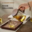 TEAHUE泡茶壶玻璃茶水分离快客杯煮茶壶加厚家用办公茶具沏茶水壶