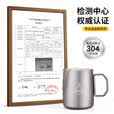 尚烤佳（Suncojia）304钛化不锈钢茶具套装茶壶茶杯便携茶水分离器户外露营泡茶器