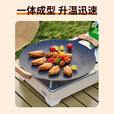 尚烤佳（Suncojia）烤盘家用烧烤盘不粘煎烤肉盘户外卡式炉瓦斯炉煎盘电磁用烤盘双用