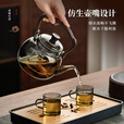 泥也茶壶煮茶烧水壶提梁壶玻璃水壶加厚高硼硅耐热明火可加热家用泡茶