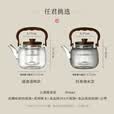 TEAHUE煮茶壶玻璃烧水壶高硼硅泡茶具电陶炉耐高温可明火围炉花茶提梁壶
