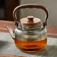 TEAHUE煮茶壶玻璃烧水壶高硼硅泡茶具电陶炉耐高温可明火围炉花茶提梁壶