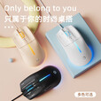 惠普M100有线电竞游戏发光鼠标轻音办公商务RGB灯效台式电脑笔记本通用USB接口磨砂人体工学 机甲蓝轻音【6键/4档DPI调节】呼吸灯效