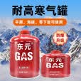葵煦高山气罐450g防爆户外收纳包保护套户外扁气罐野外露营瓦斯 东元450g高山罐2个