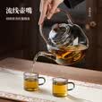 茗光茶壶玻璃煮茶壶茶水分离泡茶壶高硼硅玻璃烧水壶玻璃茶具功夫茶壶