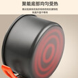 北岳户外锅具露营炊具烧水茶壶煎锅便携野外锅具野营吊锅套锅用品套装 【食品级铝合金】大号煮锅+袋子