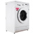 LG WD-N12435D 6公斤直驱DD变频滚筒洗衣机 44CM超薄 智能手洗模式 高温洗涤 （白色）