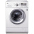 LG 6公斤直驱变频滚筒洗衣机 44CM超薄 智能手洗模式 高温洗涤 白色 WD-N12430D