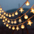 水晶球星星太阳能庭院灯 充电户野露营灯帐篷花园挂树上串灯照明