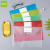 绿文（LUWEN）a4文件袋透明袋塑料资料袋办公文件合同收纳夹按扣袋加厚防水学生 209L 带名片插袋 绿色加卡片纸