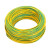 铸固 黄绿双色接地线BVR 软铜线阻燃装修光伏板接地电线 （国标）软线4平方100米