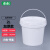 水杉2kg塑料桶圆桶提桶涂料胶粘剂包装桶油漆桶液体桶乳胶桶